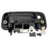 TRQ Metal Reinforced Front Left Exterior Door Handle Black Black,