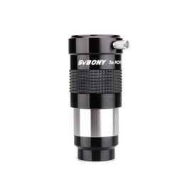 SVBONY Barlow Lens Correction Lens 3x Chromatic Aberration 1.25" 31.7mm Diameter Magnifier Telescope Adapter for Astronomy Photography Black Telescope Accessories