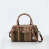 The Medium Duffel - Chestnut Tartan, L:30cm W:15cm H:18cm