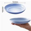 4 Pcs Lightweight Wheat Straw Plates, 7.8" Unbreakable Dinner Plates,