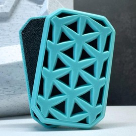 Clickbricks Stride 3D Magnetic Fidget Slider - Sleek Portable Design, Ultra-Satisfying Clicks & Slides, Available in Various Color Combinations, BPA Free:_Teal + Black