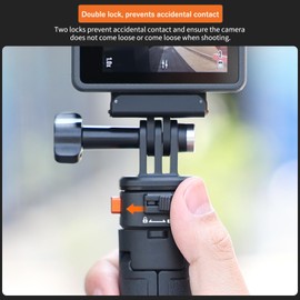 VRIG Claw Mini Quick Release Holder for Hero 13 Accessories for Hero 13 Quick Release Tripod Magnet for Action Camera Quick Release Quick Release for Action Camera Mini Tripod Camera Tripod for Hero