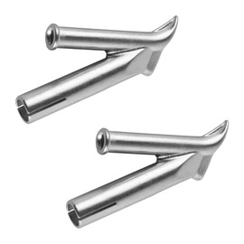 Tiardey Stainless Steel Welding Nozzle Set Quick Welding Tip And Y-Shaped Nozzle Suitable For PP PVC Vinyl Hot Tool Essential Replacement Welding Head 4mm