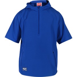 Rawlings Men's Standard Short Sleeve Cage Jacket, Royal Blue
