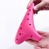 Aestivate Pink 12-Hole Ocarina Alto C - Easy to Learn,