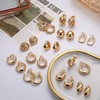 Morfetto 12Pair Clip on Hoop Earrings for Womens Gold Clip