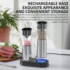 Gravity Electric Pepper and Salt Grinder Set USB Rechargeable with