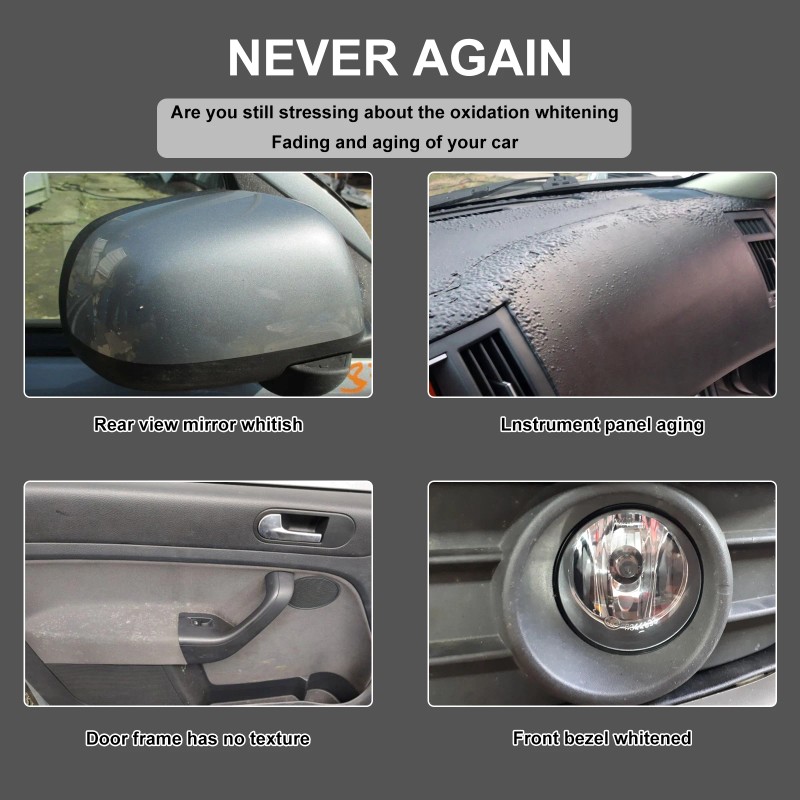 Homonth Plastic Restorer, Automotive Interior Refurbishment Plated Crystal Anti-Rust Care