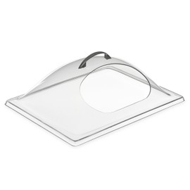 Utopia Display Covers, CAPSD13CH07-B01001, 1/2 GN PC Display Cover with Centre Cut Hole (33 x 27cm) (Box of 1)