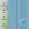 Easy-Going Outdoor Curtains Waterproof Windproof Weatherproof Curtain for Patio, Cabana,