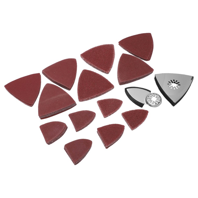 Oscillating Tool Sanding Pad Kit Triangular Finger Accessories 60 80