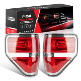 FOMIUZY Tail Lights Assembly Fit Ford F150 F-150 2009 2010 2011 2012 2013 2014 Rear Brake Turn Signal Back Up Taillight Left Driver Right Passenger Lens Cover BL3Z13404AB BL3Z13405AB(Bulb Included)