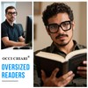 OCCI CHIARI Large Reading Glasses Men 2.5 Designer Thick Square