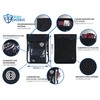 Data Protect Passport Holder RFID Blocking Travel Accessories Water Resistant