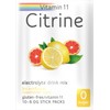 Citric Acid [Edible, Made in Japan, No Artificial Sweeteners] Citrine Supplement Powder 1 Packet (6g) [2,000mg Citric Acid + 11 Vitamin Mix Daily Worth] 500ml Vitamin C 100mg (30 Packets)