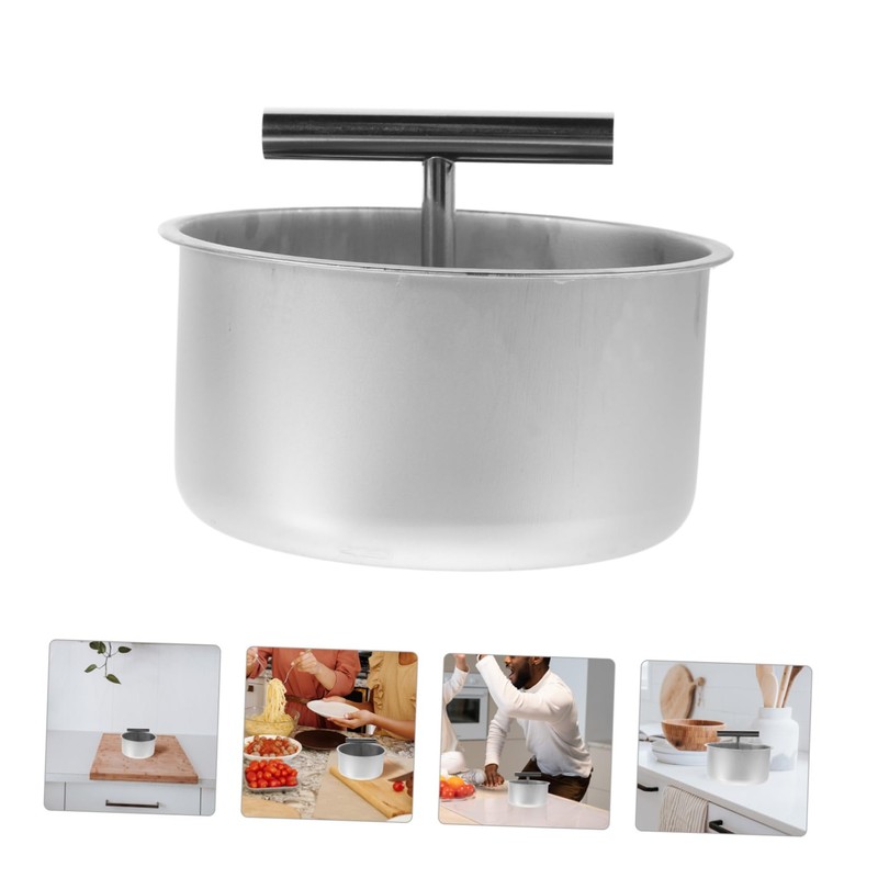 COLLBATH Quick Meatball Maker Tool Stainless Steel Manual Meat Press