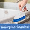 Qaestfy Bathtub Brush Refill Replacement Shower Tub and Tile Cleaning