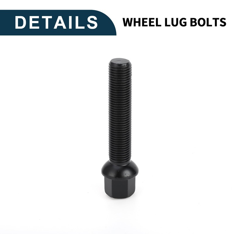 TUCKBOLD M14x1.5mm Ball Seat Wheel Lug Bolt for Volkswagen 19mm