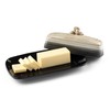Ceramic Butter Dish w Handle Cover and Plate 2-Piece Combo