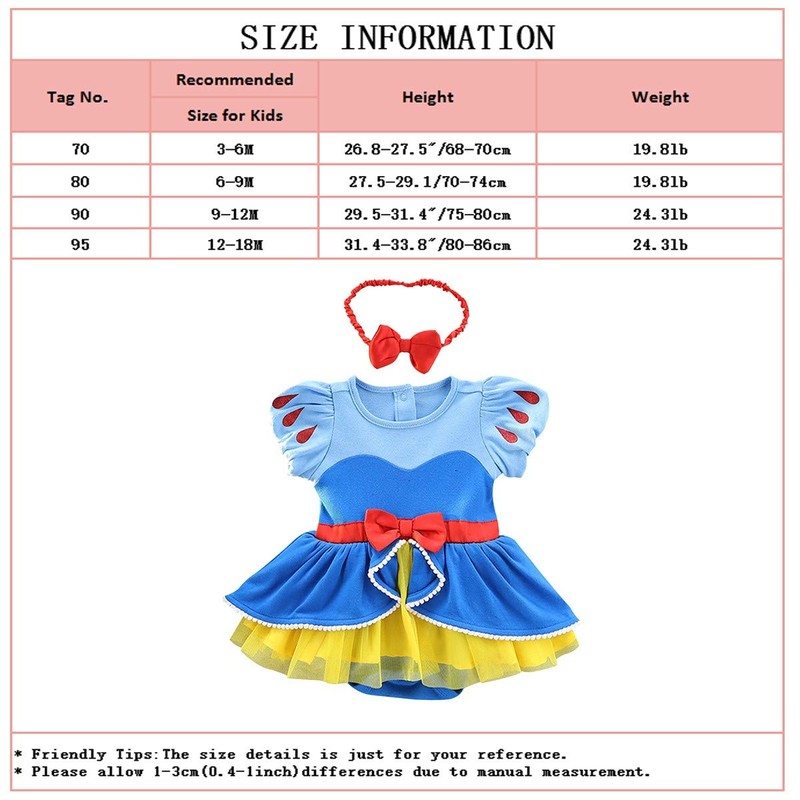 MYRISAM - Disfraz de Navidad para bebés y niñas pequeñas,