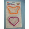 Children,s Home baking, 2 Cookie Cutters, Butterfly and Heart shape.