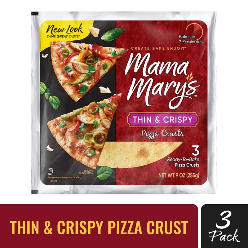 Mama Mary's 7" Thin & Crispy Ready to Bake Pizza
