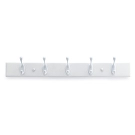 Richelieu Hardware NH02021030 Utility Hook Rack 23-7/8 in (605 mm), White