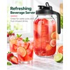 64 oz Glass Pitcher with Airtight Lid – Wide Mouth