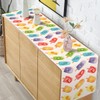 Linen Watercolor Popsicle Table Runner Ice Cream Summer Fruit Baby