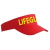Headwear Lifeguard Sun Visor Red/Yellow