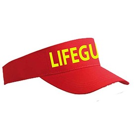 Headwear Lifeguard Sun Visor Red/Yellow