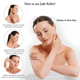 Arlee Granger Beauty Skin Care Face Roller Massager Muscle Relaxing Massager for Face, Eyes, Neck, Body Muscle Relaxing and Relieve Fine Lines and Wrinkles - Pink