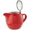 Avanti Camelia Ceramic Teapot, Fire Engine Red, 15767 12 cm*12