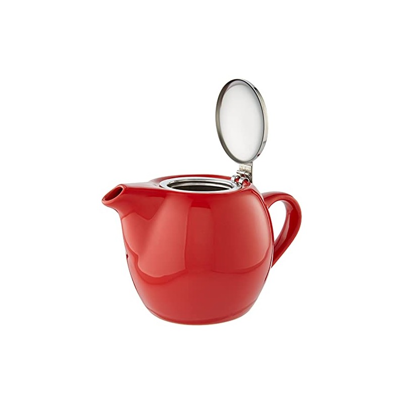 Avanti Camelia Ceramic Teapot, Fire Engine Red, 15767 12 cm*12