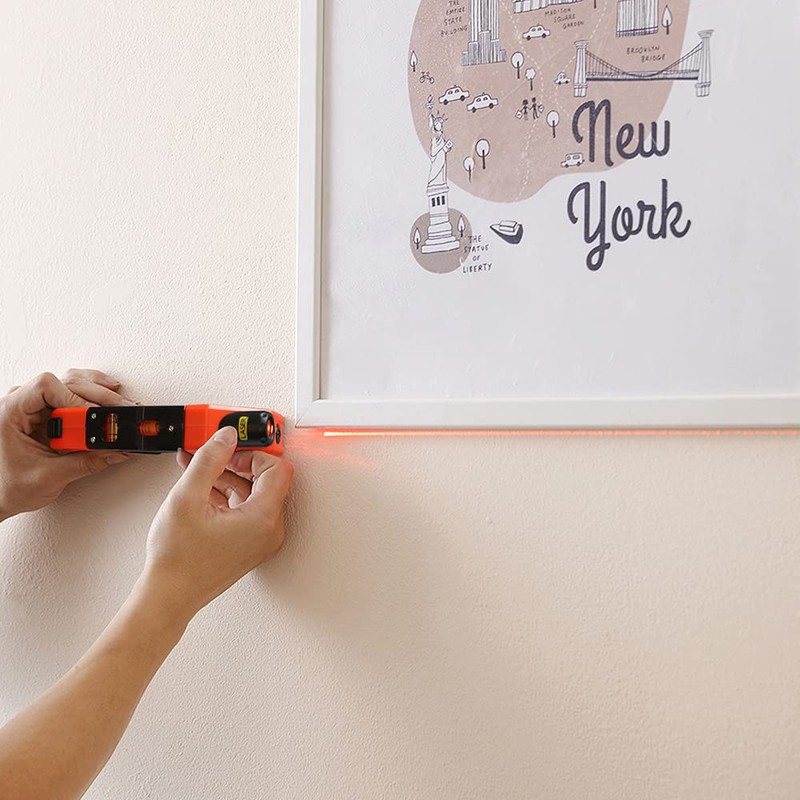 DEKTON DT55190 3-in-1 Laser Level with Measure, 240 V, Black/Red