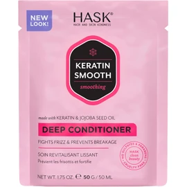 Hask Acondicionador Intensivo y Suavizante, con Queratina y Aceite de Jojoba, Renueva el Cabello Dañado, 50 ml