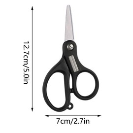 Fishing Scissors, Portable Stainless Steel Scissors Braided Line Scissors Fish Scissors Fishing Accessories for Fishing Trimming