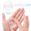 Door Knob Wall Shield, 6PCS Transparent Round Soft Rubber Guard