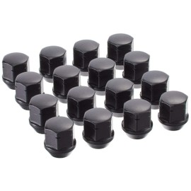 [TIPTOP] Bag Short Nut for Mini Vehicles (Black) Height 0.9 inches (23 mm), 16 Pieces, 19HEX M12xP1.25 N-54-16