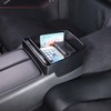 autopart2021 Center Armrest Rear Car Storage Box Organizer Tray For