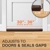 2 Pack Under Door Draft Stopper - Bottom Door Gap