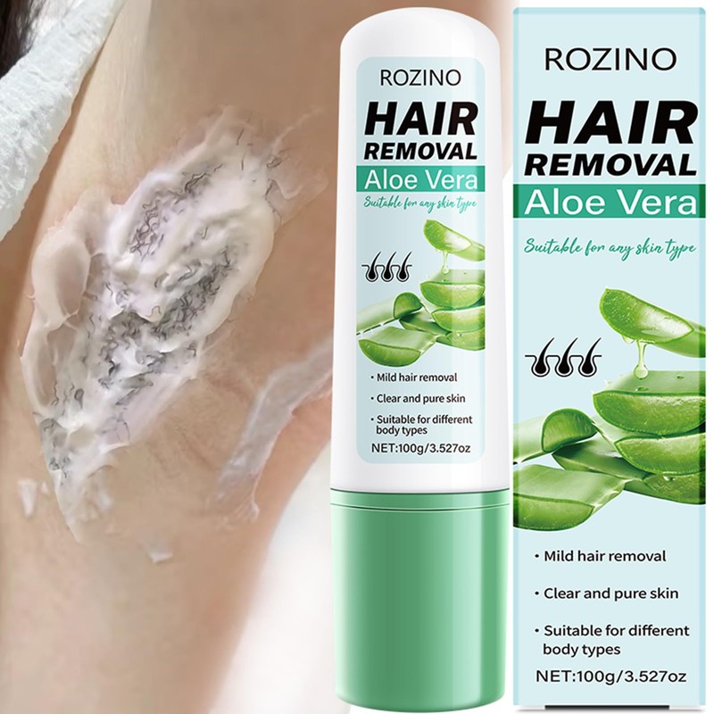 Gentle Hair Removal Cream for Men & Women, Painless Depilatory