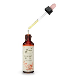 Bach Original Flower Remedy Cherry Plum, Flower Essences, Vegan, Let me be me, An Individual and Personal Approach to Emotional Wellness, Easy to use, 1 Dropper Bottle x 20 ml