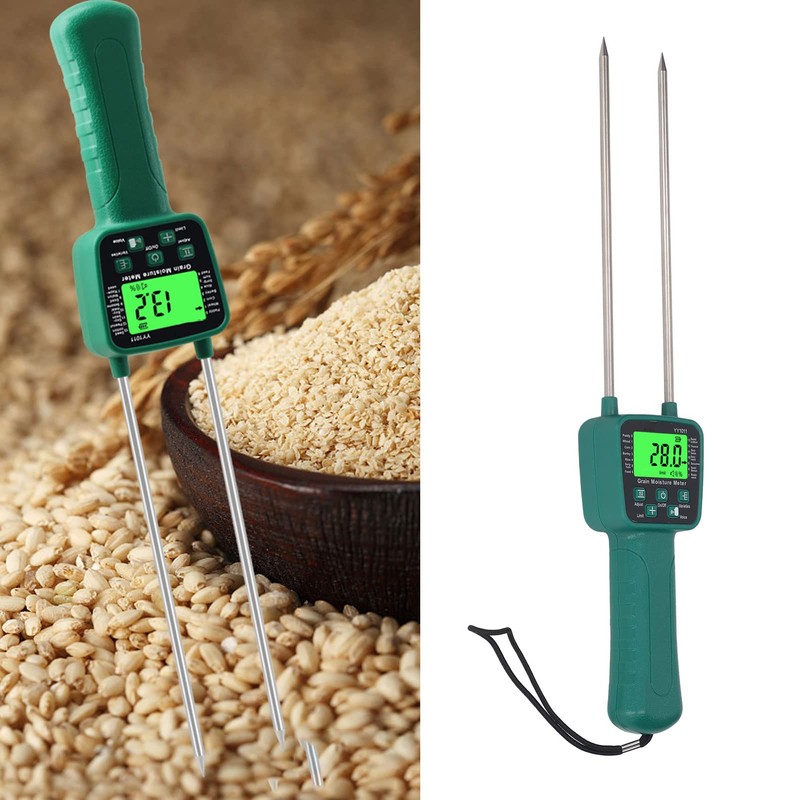 Jeanoko Water Leak Detector Tester, Digital Hay Tester Digital Meter