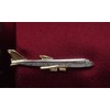 Unbekannt Airplane Tie Clip Short 5.8 cm Long Bi-Colour Shiny