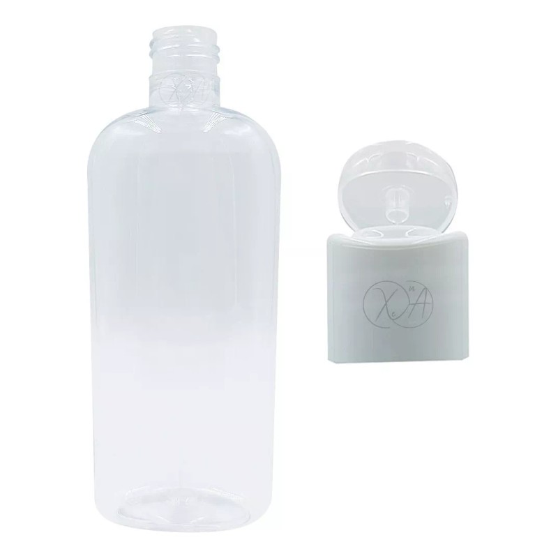 Xena Envase Para Gel Antibacterial 250 Ml Oval Paquete 100
