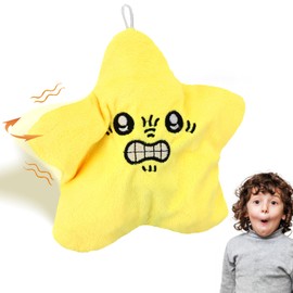 EZBNG Angry Star Plush Moving, 8in Angry Starfish Toy, Angry Star Car Plush(Yellow)