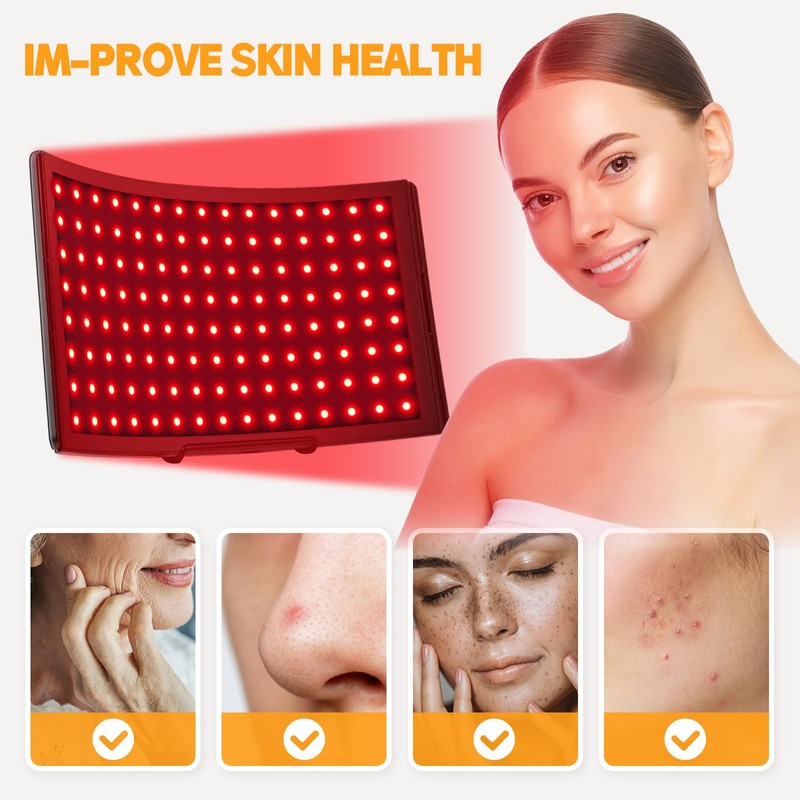 Red Light Therapy for Face,Infrared Red Light Therapy Lamp for