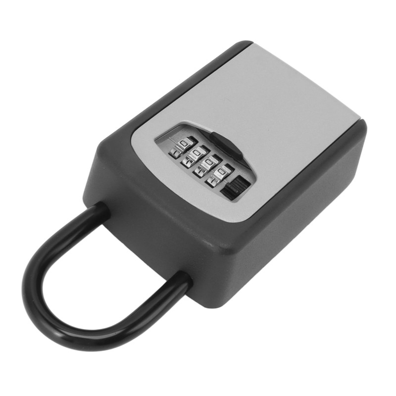 Key Lock Box Large Capacity Wall Mounted Resettable 4 Digit
