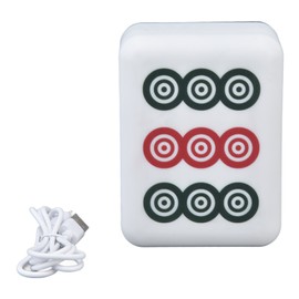 Mahjong Night Light USB Rechargeable Dual Color Temperature LED Night Light for Bedroom Living Room